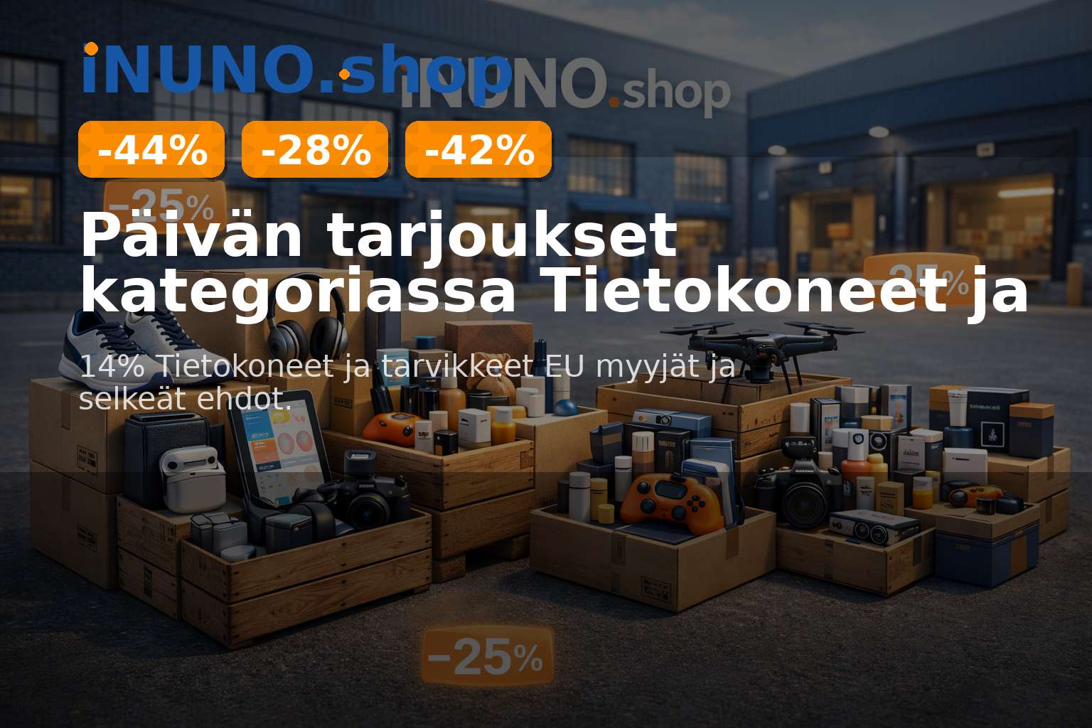 Päivän tarjoukset kategoriassa Tietokoneet ja tarvikkeet 14%