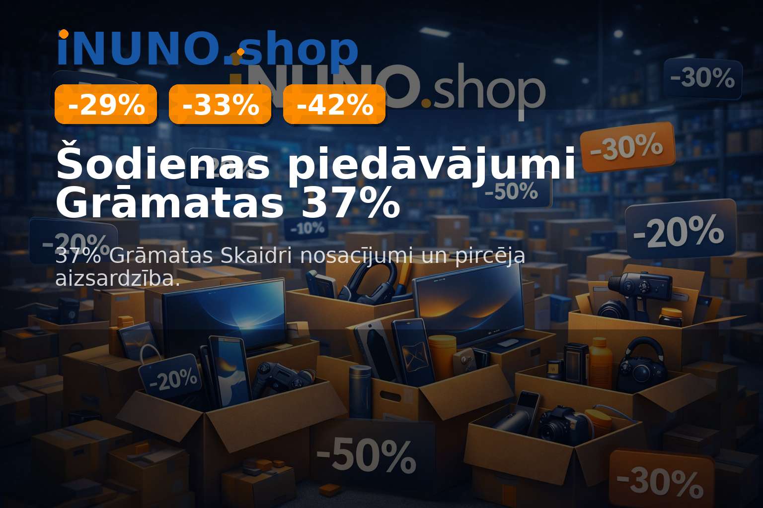 Šodienas piedāvājumi Grāmatas 37%